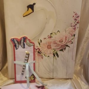 🦋 NEW Notepad and Pen